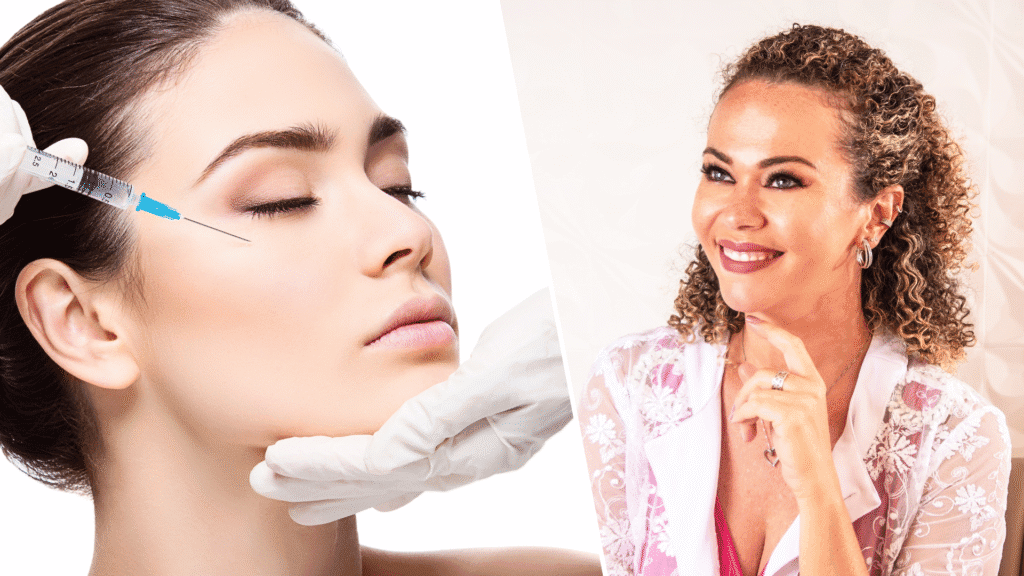 Dra. Ines Moura e procedimento bioestimulação de colágeno (pág. procedimentos) - versão desktop e mobile